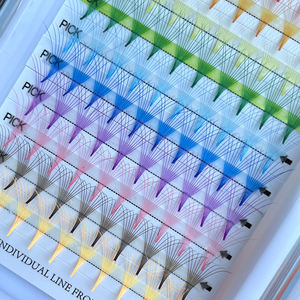 <span class=keywords><strong>Mini</strong></span> ventilateurs de cils préfabriqués pour extension de cils Marque privée 3D 4D 5D <span class=keywords><strong>CD</strong></span> Curl Ventilateurs de cils préfabriqués Personnaliser - Product Image 6