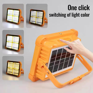 Petite lampe LED jaune rechargeable par USB Projecteur à énergie <span class=keywords><strong>solaire</strong></span> Lampes de camping d'urgence pour camping en plein air - Product Image 3