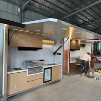 Cuisine extérieure modulaire portable de luxe avec barbecue à gaz complet et abri de jardin