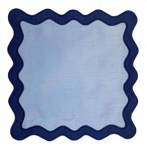 ผ้าเช็ดปากขอบผ้าลินินปักลายเป็น100% ฝรั่งเศส - Product Image 2