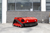 Tondeuse à gazon robotisée de qualité industrielle, autopropulsée, chenille, télécommande automatique, tondeuse à gazon à essence 4 temps, 550 450cc