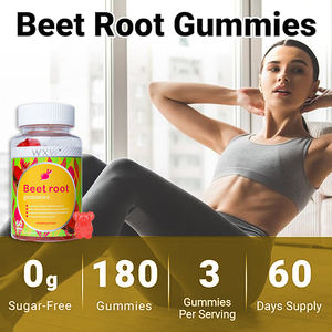 Gomitas de raíz de remolacha OEM/ODM, suplemento nutricional, apoyo al bienestar corporal, apoyo inmunológico, caramelos de goma de remolacha orgánica - Product Image 6