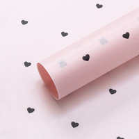 China Factory Sale Cute Dot Bouquet Flower Wrapping Paper 50cm*70cm Uncoated Specialty Digital Printed Paper & Paperboards