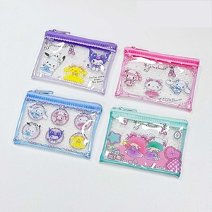 Tốt Nhất Bán Dễ Thương Mèo & Con Chó Thiết Kế 4-Kích Thước PVC Dây Kéo Lưới Tập Tin Túi Bán Buôn Xách Tay Trường Văn Phòng Phẩm Cuốn Sách Lưu Trữ Túi - Product Image 4