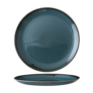 Assiette à dîner Dudson Harvest Blue, décorée à la main, en céramique, 26 cm, fournitures de restaurant, vaisselle de traiteur, vente en gros - Product Image 1