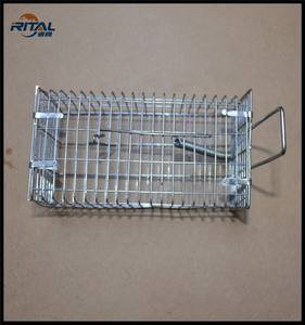 <span class=keywords><strong>Cage</strong></span> de piège à souris en fil d'acier de fer noir de haute qualité - Product Image 6