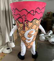 Costume de Mascotte Publicitaire Personnalisé de Haute Qualité pour Crème Glacée et Jus de Fruits – Location de Costumes de Mascotte Crème Glacée