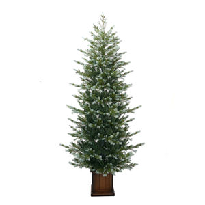 Arbre topiaire en pin de cèdre artificiel écologique de haute qualité en plein air simulé plante en pot de noël Faux <span class=keywords><strong>arbuste</strong></span> pour la maison jardin - Product Image 6