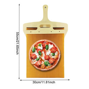 En gros, Spatule à pizza coulissante en bois avec manche, pour un transfert parfait, Ustensile de cuisson et d'entretien de cuisine - Product Image 2