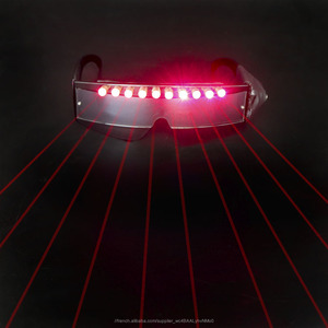 Laser rouge <span class=keywords><strong>Lunettes</strong></span> Laser X <span class=keywords><strong>Police</strong></span> Men En Verre Pour LA Lumière Croissante MENÉE D'étape de Représentation Costume Vêtements - Product Image 1