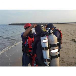 Sangle de réservoir de plongée sous-marine en acier inoxydable 11L 12L 3L, connecteur de bouteille d'air de secours principale - Product Image 5