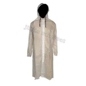 factory price advertising promotion man pvc waterproof clear transparent woman rain coat rainwear raincoat