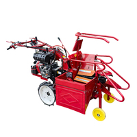 Mini moissonneuse-batteuse à maïs, machine à récolter le maïs, tracteur multifonctionnel à marche avec moteur diesel, moissonneuse-batteuse agricole