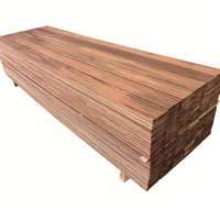 Planches de terrasse en bois massif de teck d'Amérique du Sud pour l'extérieur