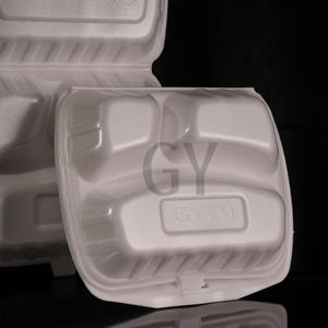 กล่องโฟมใส่อาหาร กล่องโฟมแบบใช้ครั้งเดียว กล่องโฟมใส่อาหารแบบใช้แล้วทิ้ง ถาดโฟมแบบใช้แล้วทิ้ง กล่องโฟมใส่อาหารจำนวนมาก กล่องอาหารฟาสต์ฟู้ด - Product Image 1