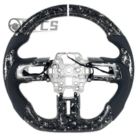 Volant en fibre de carbone forgé sur mesure, nouveau design, pour Ford Mustang S550 6ème génération Coupé 2015-2023 GT 350 500 R Shelby