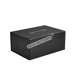 Caja de Regalo de Cartón Rígido Personalizada en Forma de Libro Negro con Cierre Magnético e Impresión de Logotipo para Empaque Premium - Product Image 5
