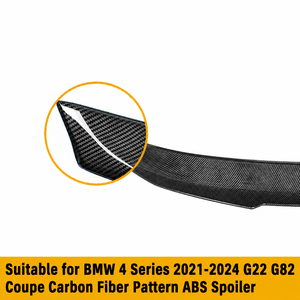 Alerón ABS <span class=keywords><strong>para</strong></span> BMW Serie 4 G22 G82 Coupé 2021-2024 con Acabado PSM de Fibra de Carbono - Product Image 4