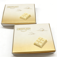 Boîte en carton écologique personnalisée de qualité alimentaire pour emballages de biscuits et de gâteaux à emporter, idéale pour les bars à snacks