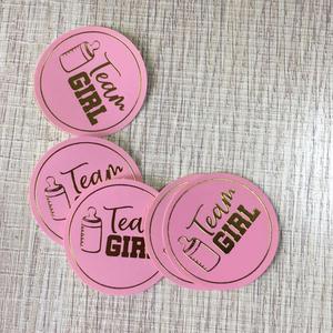 48pcs Squadra Squadra Ragazzo Della Ragazza Del Bambino Doccia <span class=keywords><strong>Sticker</strong></span> Decorazioni Del Partito di Genere Rivelare Adesivi - Product Image 4