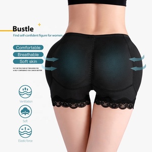 Women's Lace Mid Waist Hip <strong>Lifting</strong> <strong>Panties</strong> Sexy Body Shaper with Nylon <strong>Padded</strong> <strong>Butt</strong> Lifter XL &amp; 6XL Sizes Available - Product Image 2