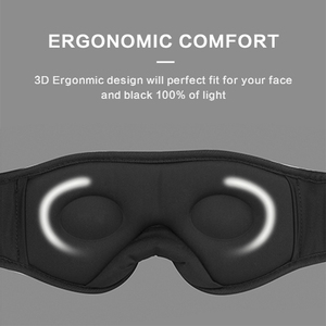 Tai Nghe Bịt Mắt 3d Có Thể Giặt Khi Ngủ, Tai Nghe Nhạc Không Dây Bt 2021 Mới Nhất 5.0 - Product Image 3