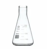 Botol Kerucut Kaca Borosilikat 5ml-10000ml OEM Dapat Disesuaikan Pasokan Grosir