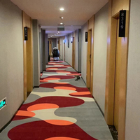 Qualité supérieure Style luxe Axminster Tapis Revêtement de sol Impression Design personnalisé Hôtel Couloir Tapis