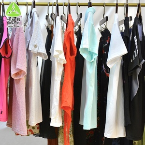 Offerta Speciale: Abbigliamento Estivo di Seconda Mano per Donna, Camicette in Cotone Usate a Prezzi Bassi, Vendita Diretta dalla Fabbrica - Product Image 5