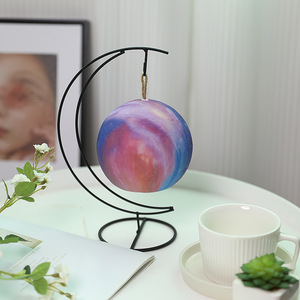 Lámpara de Luna 3D mágica moderna, LED Metal de luz de noche, interruptor sensible al tacto alimentado para la decoración del hogar y la decoración de la sala de estar OUYEOU - Product Image 3