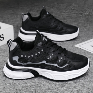 Chaussures de course Campus <span class=keywords><strong>pas</strong></span> chères pour hommes, en <span class=keywords><strong>cuir</strong></span> véritable, semelle extérieure en caoutchouc, baskets de sport athlétiques tendance pour l'été - Product Image 1