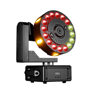 ไฟวงแหวนแบบหมุนได้ Jiechuang Oscillating Ferris Wheel พร้อมเอฟเฟกต์แสง 360 องศา ควบคุมด้วย DMX512 สำหรับไฟเวที - Product Image 5