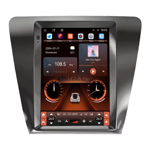 إطار سيارة سكودا أوكتافيا أندرويد أوتو أندرويد لمجموعة لوحة من مجموعة fascia متنوعة بوصة - Product Image 1