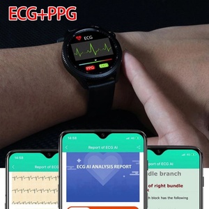 Montre connectée NORTH EDGE pour hommes, montre ECG, suivi du sommeil, de la pression artérielle et de l'oxygène, montre intelligente en silicone pour hommes, Reloj Hombre - Product Image 6