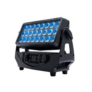 תאורת שטיפה מקצועית 24 X 20W עם 6 מקטעים ניתנים לשליטה בנפרד, עמידות למים IP65, לשימוש במה - Product Image 1