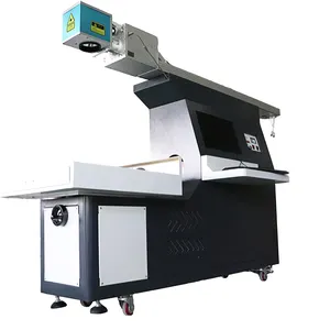 jeans leather wood paper reci laser tube 100W dynamic galvo co2 laser marking machine