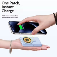 Batterie externe magnétique sans fil 20000 mAh, 22,5 W, avec 4 câbles intégrés, affichage numérique et support intégré