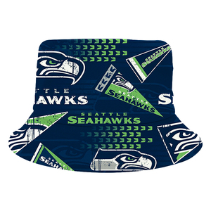 Chapeau Bob Décontracté de Sport d'Extérieur de Haute Qualité avec Motif Imprimé Triangulaire des Philadelphia Eagles, Vente en Gros Personnalisée, Chapeau de Soleil Tendance - Product Image 4