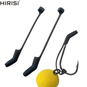 Meilleures ventes transfrontalières <span class=keywords><strong>HIRISI</strong></span> – Hameçons de pêche à la carpe de style européen, hameçons à mouche, ensemble d'hameçons longs pour appâts inversés, avec couvercle de protection en caoutchouc - Product Image 3