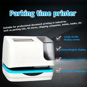 Horloge d'impression électronique de parking impression synchronisation écran tactile <span class=keywords><strong>imprimante</strong></span> de temps d'hôtel en temps réel - Product Image 3