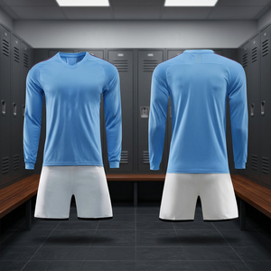 Uniformes de Fútbol Personalizados al Por Mayor, 100% Poliéster, de Alta Calidad, con Logotipo Impreso, Nuevo Diseño en Oferta, Uniforme de Fútbol para Hombre - Product Image 5