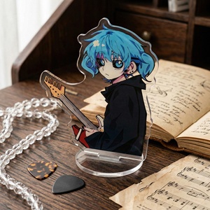 Figurine en acrylique OEM/ODM Sally Face 15 cm – Décoration de bureau Sal Fisher avec guitare – Merchandising de jeu d'<span class=keywords><strong>horreur</strong></span> indépendant – Modèle alternatif - Product Image 1