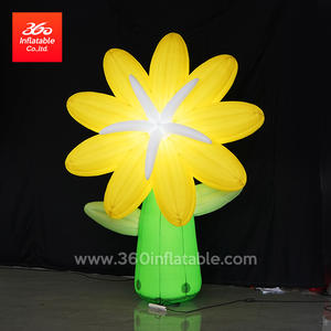 Fleurs géantes gonflables personnalisées pour la publicité en extérieur avec <span class=keywords><strong>souffleur</strong></span> d'air pour la décoration des centres commerciaux - Product Image 3