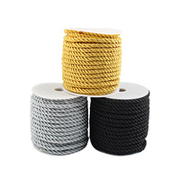Sıcak satış 100% naylon halat renkli 3 Strand 4-30mm bükülmüş balıkçılık bükme halat yüksek mukavemetli Polyester malzeme