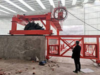 Machine à retourner le compost de type rainuré Yuxing CE, retourneur de compost pour déchets organiques, pour la production d'engrais à partir de fumier animal