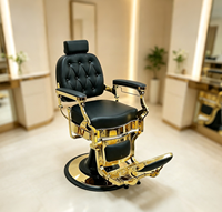 Fauteuil de Barbier Exquis à Inclinaison Réglable Hydraulique pour Salon de Coiffure et Mobilier de Salon de Beauté