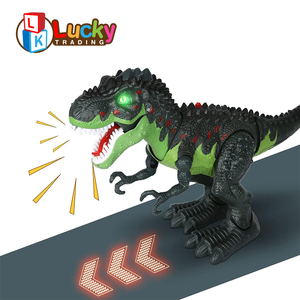 Juguete de <span class=keywords><strong>Dinosaurio</strong></span> T-Rex <span class=keywords><strong>Robot</strong></span> Caminante a Control Remoto de Lucky Toys, Simula Lanzamiento de Huevos con Llama, Luz y Rugido - Product Image 5