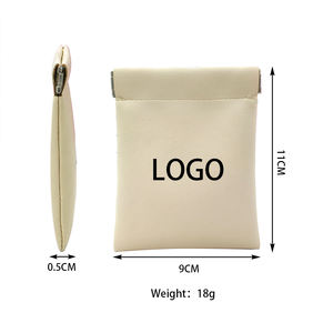 Porte-monnaie en cuir PU multicolore, sac à monnaie portable avec fermeture à pression, pochette tendance avec motif bonbon - Product Image 5