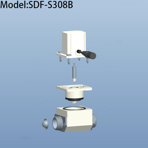 Лидер продаж Goldenland G1/2 дюймов пластиковый стопорный электромагнитный клапан <span class=keywords><strong>DC</strong></span> 3V 6V 9V 12V 24V для умного водопроводного крана - Product Image 3