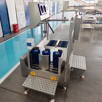Système de nettoyage automatique sans contact, station d'hygiène pour l'industrie alimentaire